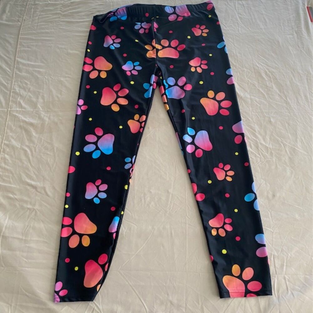 Fun Dog Paw Women's 3XL Leggings